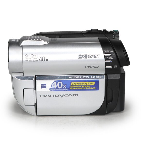 Sony DCR-DVD610 DVD Handycam Camcorder Video Recorder 40x Optical Zoom Silver - Picture 3 of 14